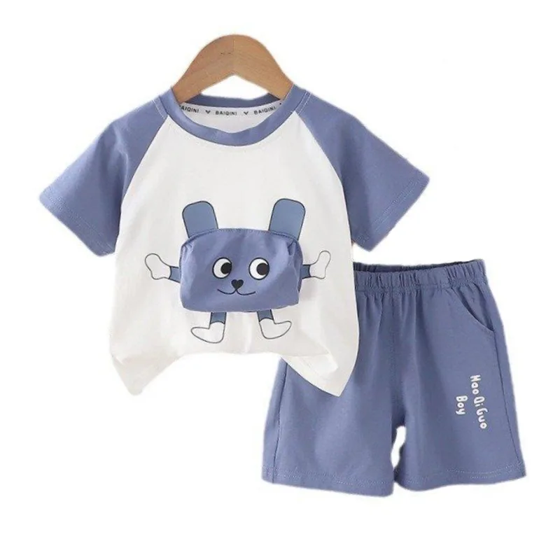 

New Summer Baby Boys Clothes Suit Children Girls T-Shirt Shorts 2Pcs/Sets Infant Clothing Toddler Casual Costume Kids Tracksuits