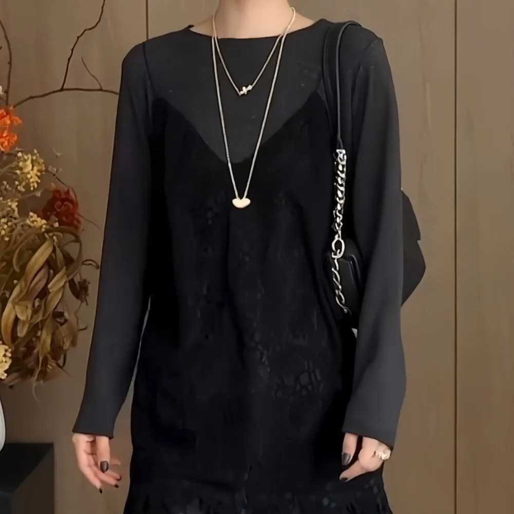 

Sheer Beach Wear Lace Camisole Skirt Sweet V-neck Lace Underskirt Slips Transparent Sling Skirt Petticoat Party