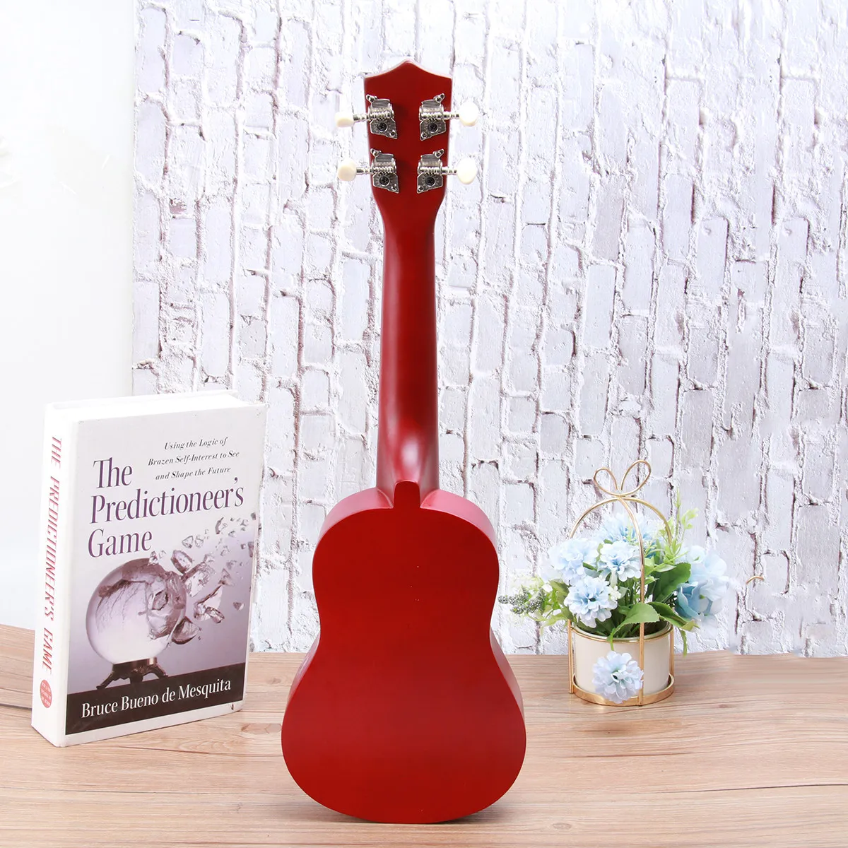 

21 Inches Ukulele Guitar Simulated Design Premium Wood Musical Education Early Learning Instrument Kids Gift Guitar Instrument
