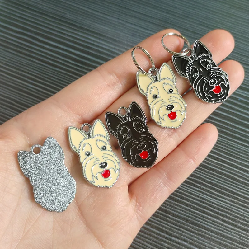 10pcs Weimaraner Enamel Dog Tags Pendant Hang Charms Dangle DIY Key Chain Pet Collar Handbag Bag Jewelry For Women Kids Gift