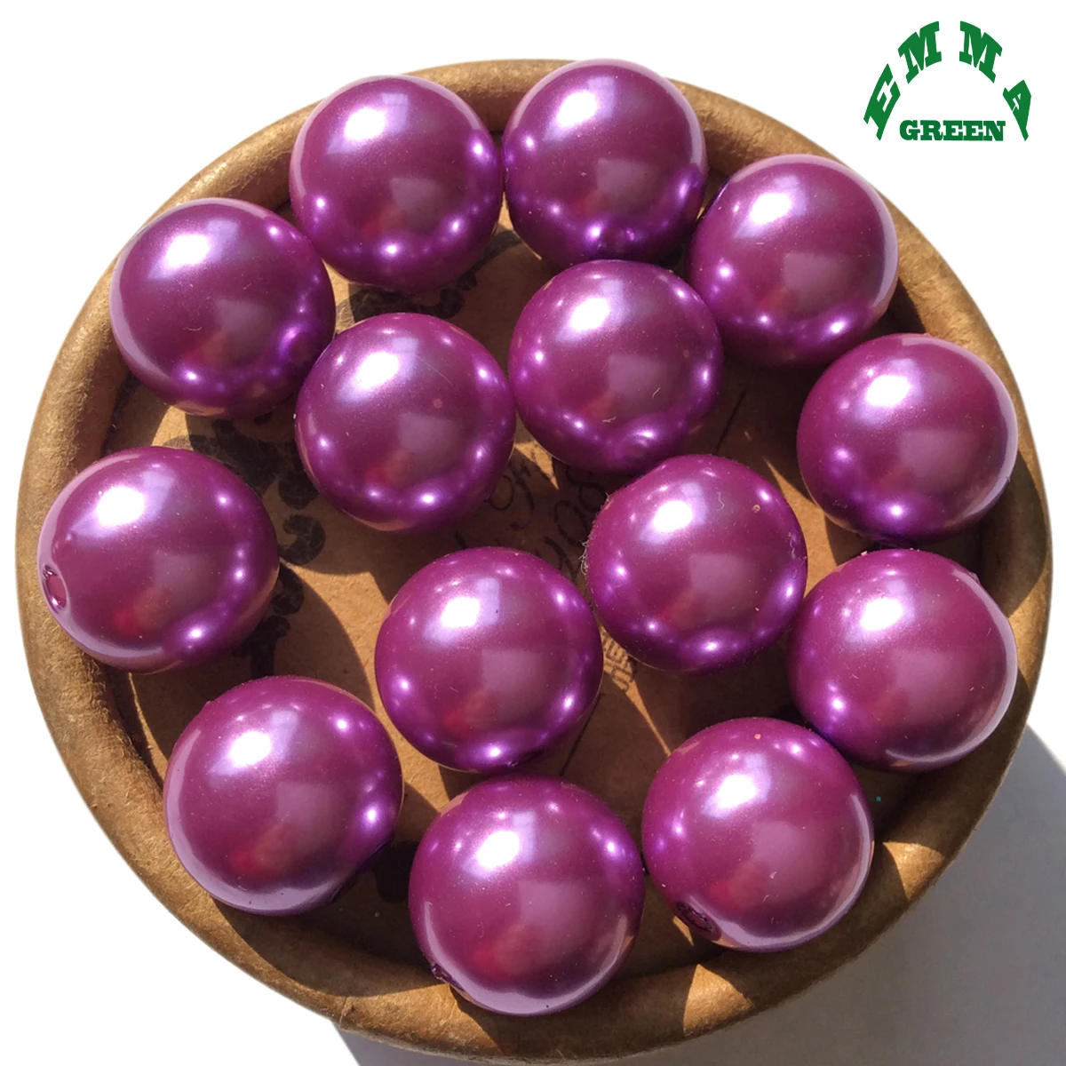 

Fuchsia Colored Acrylic ABS Pearls for Kids Chunky Bubblegum Necklaces Pearl Beads For Holloween Jewelry Making 6mm to 30mm