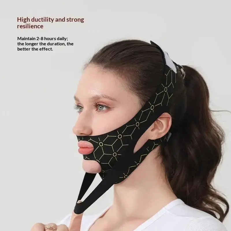 360° Firming & Lifting Mask—reduces The Appearance Of A Double Chin And Nasolabial Folds, Sculpting A V-shaped Facial Contour.