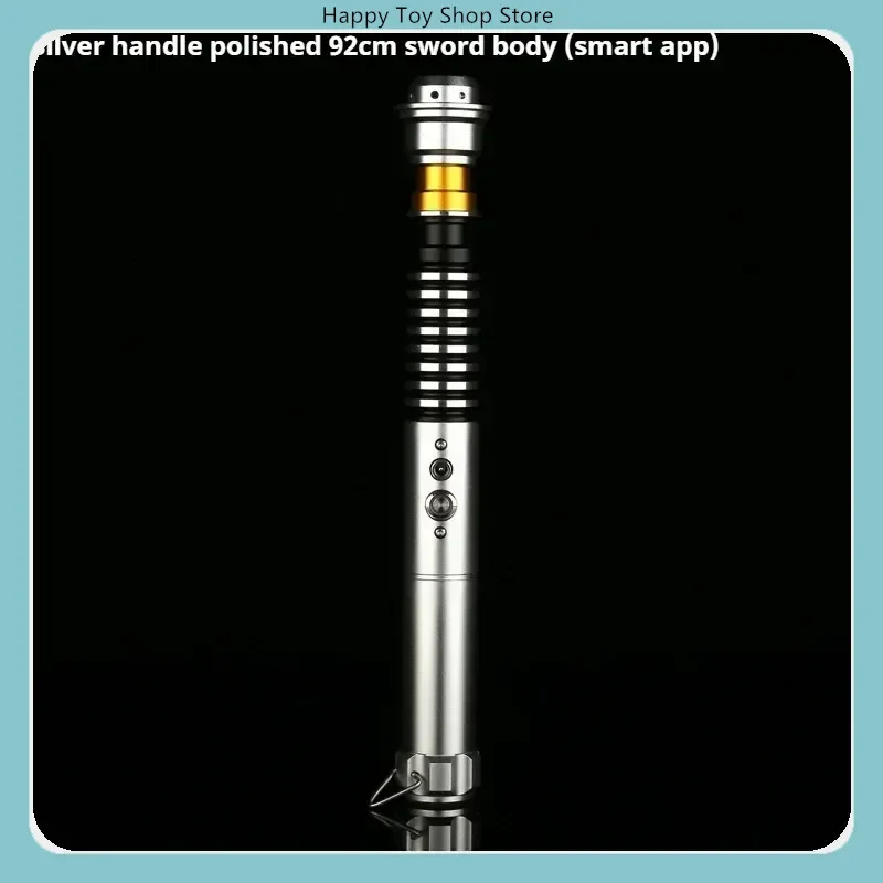 78-92cm Metal Blue Rain APP Control Pixel Color Changing Luminous Sword Toy Pixel Light Effect Gift