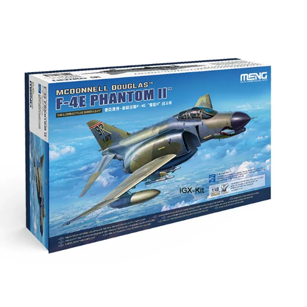 Meng LS-017 Масштаб 1:48 F4 F4E F-4E Phantom II Сборная модель истребителя из пластика