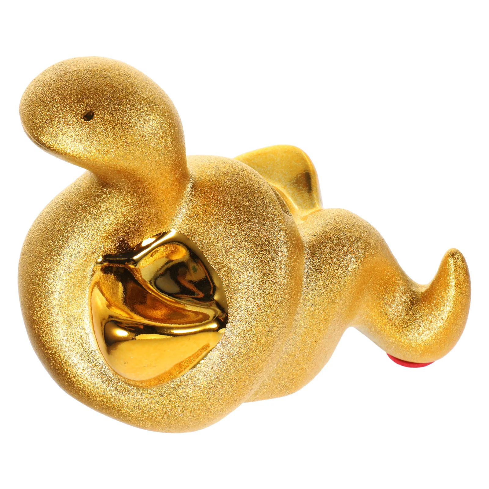 

Ceramic Snake Year Piggy Bank 2025 Chinese New Year Home Decor Cute Animal Coin Bank Festive Luck Prosperity Snake Ornaments