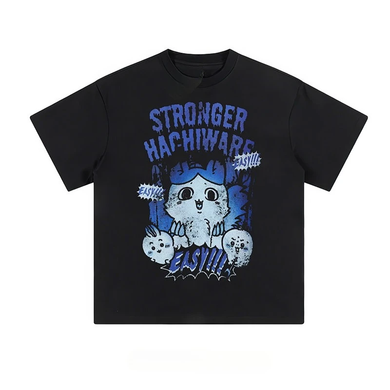 2026 Chiikawa Summer Parent Child Pure Cotton T-shirt Comfortable, Breathable, High Quality Ins Y2k
