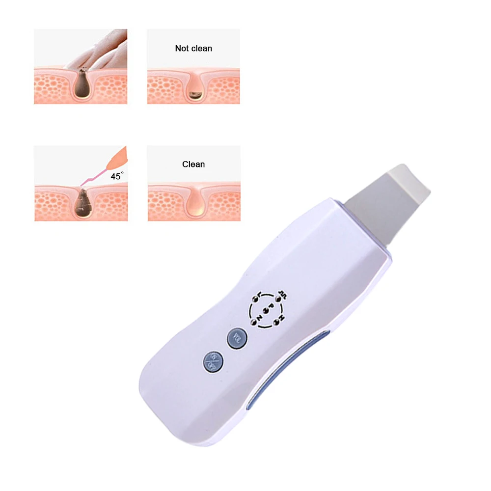 Facial Skin Scrubber Blackhead Remover Acne & Pore Cleaner Facial Cleaning Brush Remove Dead Skin and Toxins Exfoliates