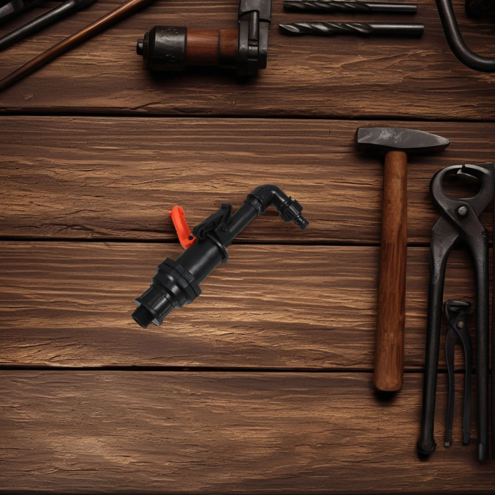 

1pc 3/4'' Dn20 Quick Coupler Valve Key Set Plastic Water Valve For Garden Hose Outdoor Irrigation Systems Drip Tubing Connector