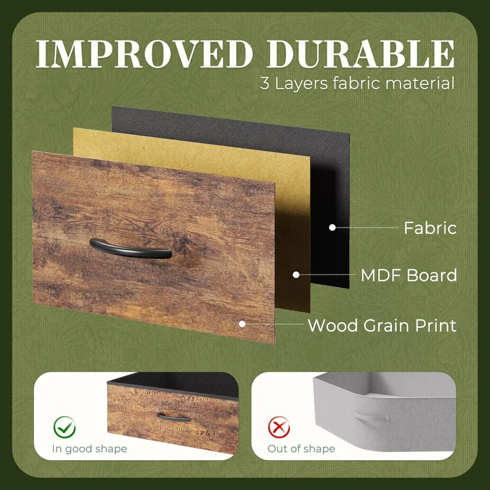 Cômoda de 70 polegadas para quarto, para TV de 65, 75, 80 polegadas, cômoda longa com 12 gavetas de tecido, para quarto, suporte de TV grande