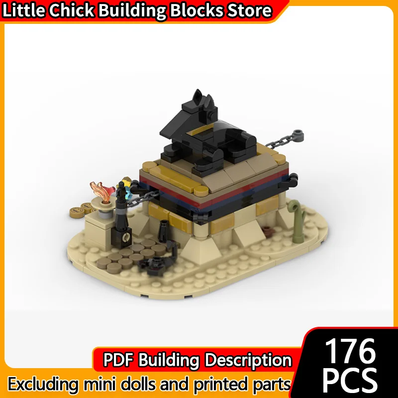 

Популярная игровая модель MOC, строительные кирпичи, популярные игровые сцены, модульные технологии, подарки, праздник, сборка, детские игрушки, костюм