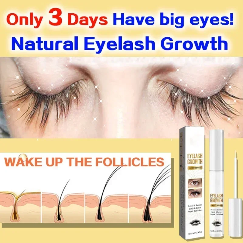 Eyelash Growth Serum Rapid Eyelash Growth Natural Serum Enhancing Lash Lifting Lengthening Thickening Eyelash Gentle Products