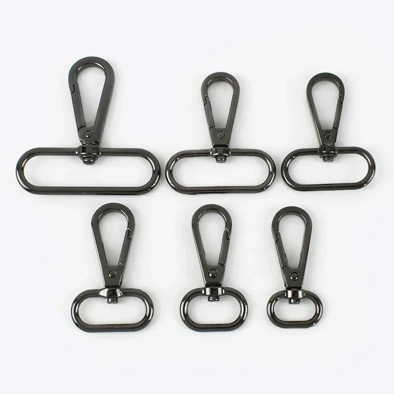 5/30pcs meetee 16-50mm Metall taschen Schnalle drehbare Hummer verschlüsse Trigger Clip Karabiner Rucksack Schlüssel bund Hardware Zubehör 7