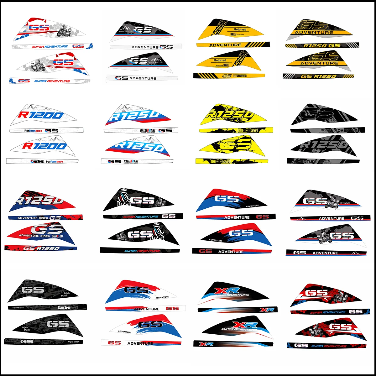Motorcycle Handguard Stickers Hand Guard Shield 40 Years GS Decal For R1200GS R 1250GS Adventure F850/750/650GS G310GS F900XR