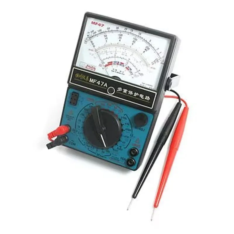 

LV/LI Capacitance Multiple Protection Pointer Multitester MF-47A Analog Multimeter with Beep