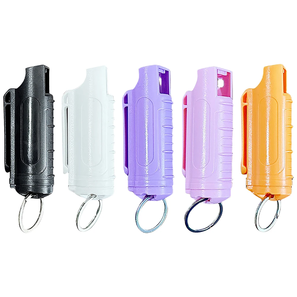 20ml Self Defense Spray Keychain Reusable Portable Defend Tool Plastic Self-Defense Outdoor Safety Keychains for Women & Men