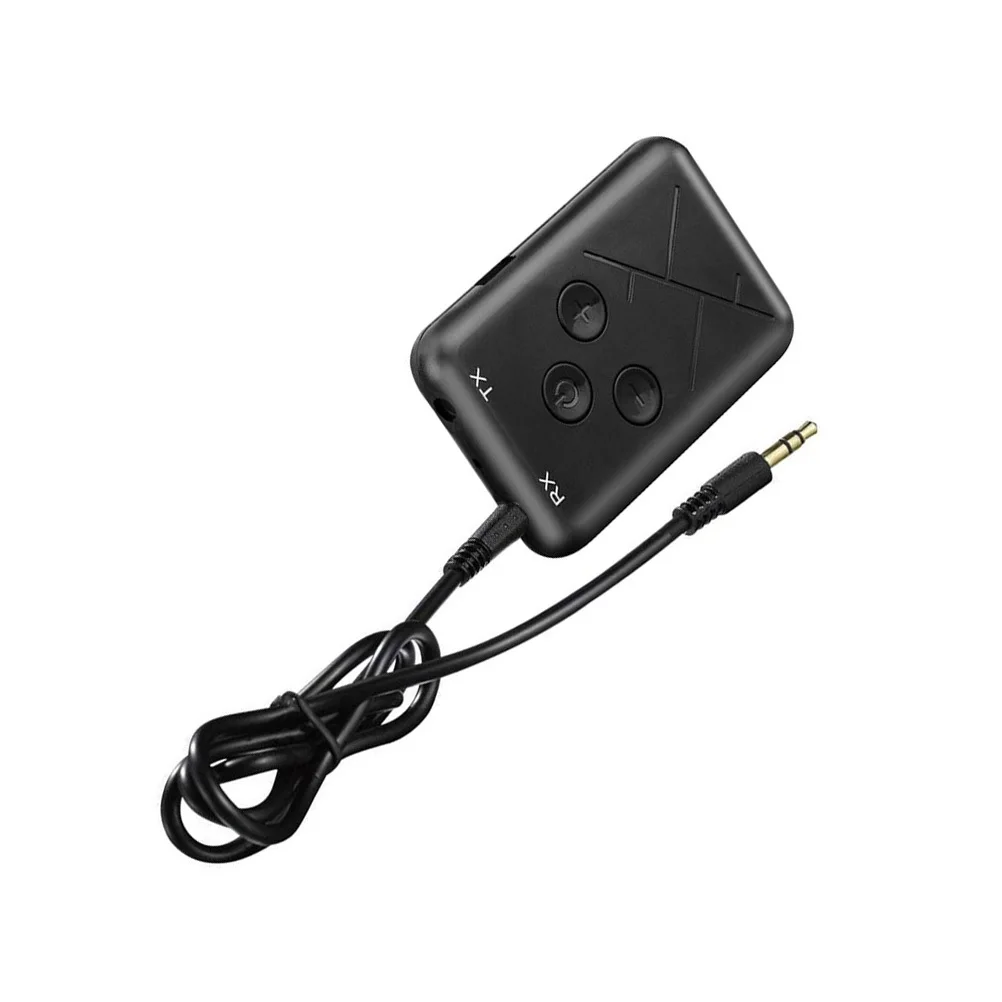 Bt101 2 في 1 محول استقبال الارسال الأسود اللاسلكي الصوت جهاز الموسيقى ستيريو الكمون المنخفض للوحة الألعاب #3