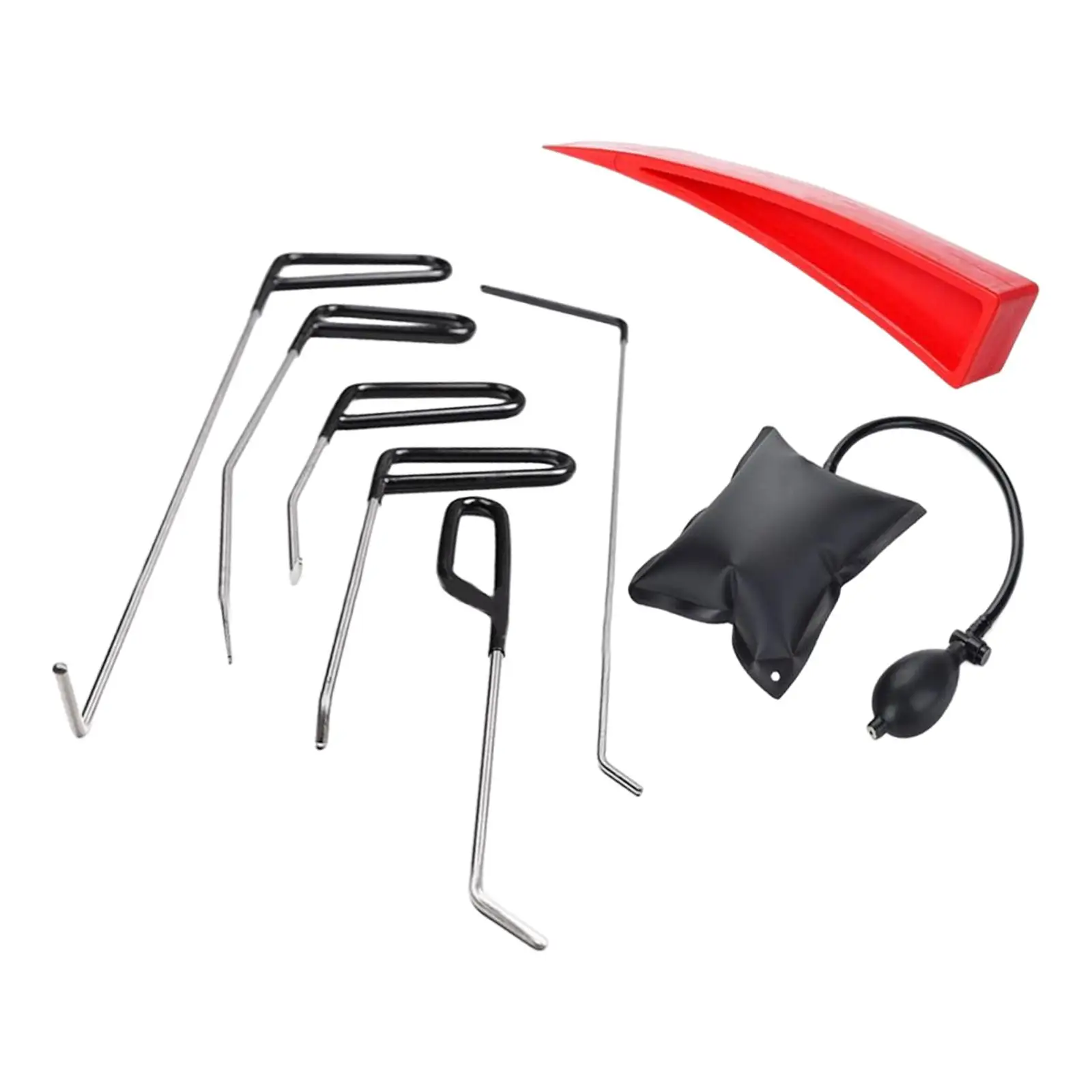 Automotive Workshop Tool Kit Professional Car Air Pump Bag Wedge and Remover Set for Vehicle Side Assistance