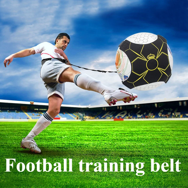 Adjustable Football Kick Trainer Football Bounce Belt Practice Training Auxiliary Equip Sports Trainer Elastic Belt Assistance