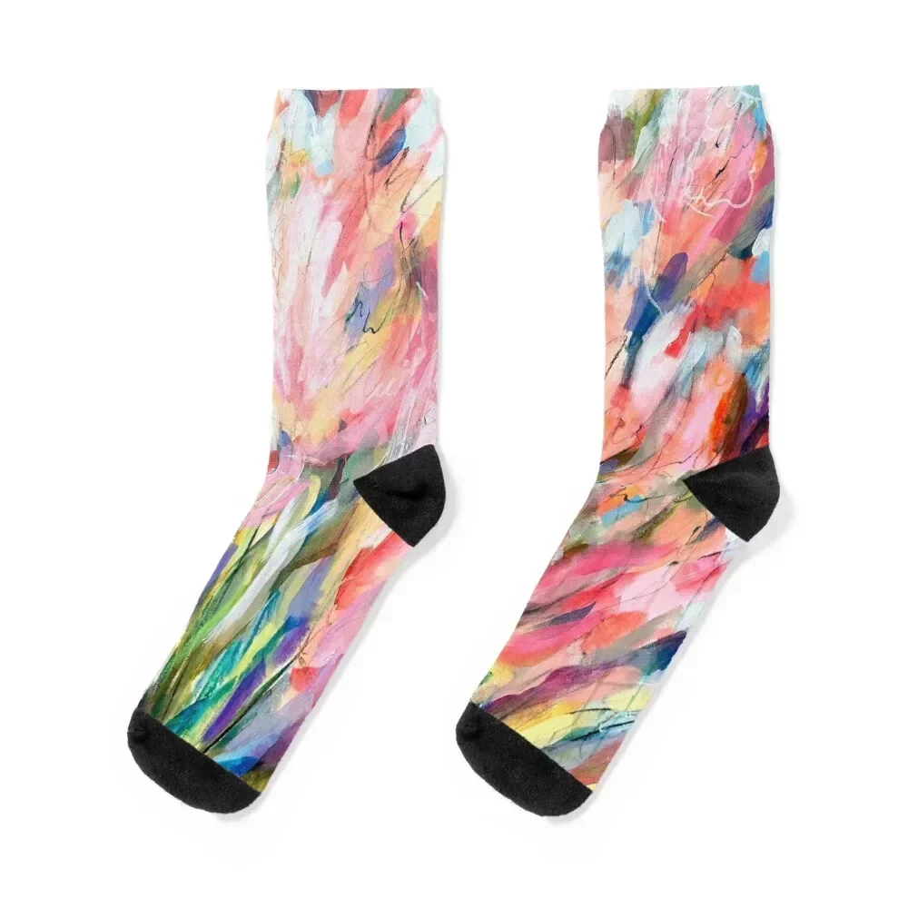 

Color Burst Socks golf cycling hiking FASHION Girl'S Socks Men's new year summer man anti slip football Male Socks Women's
