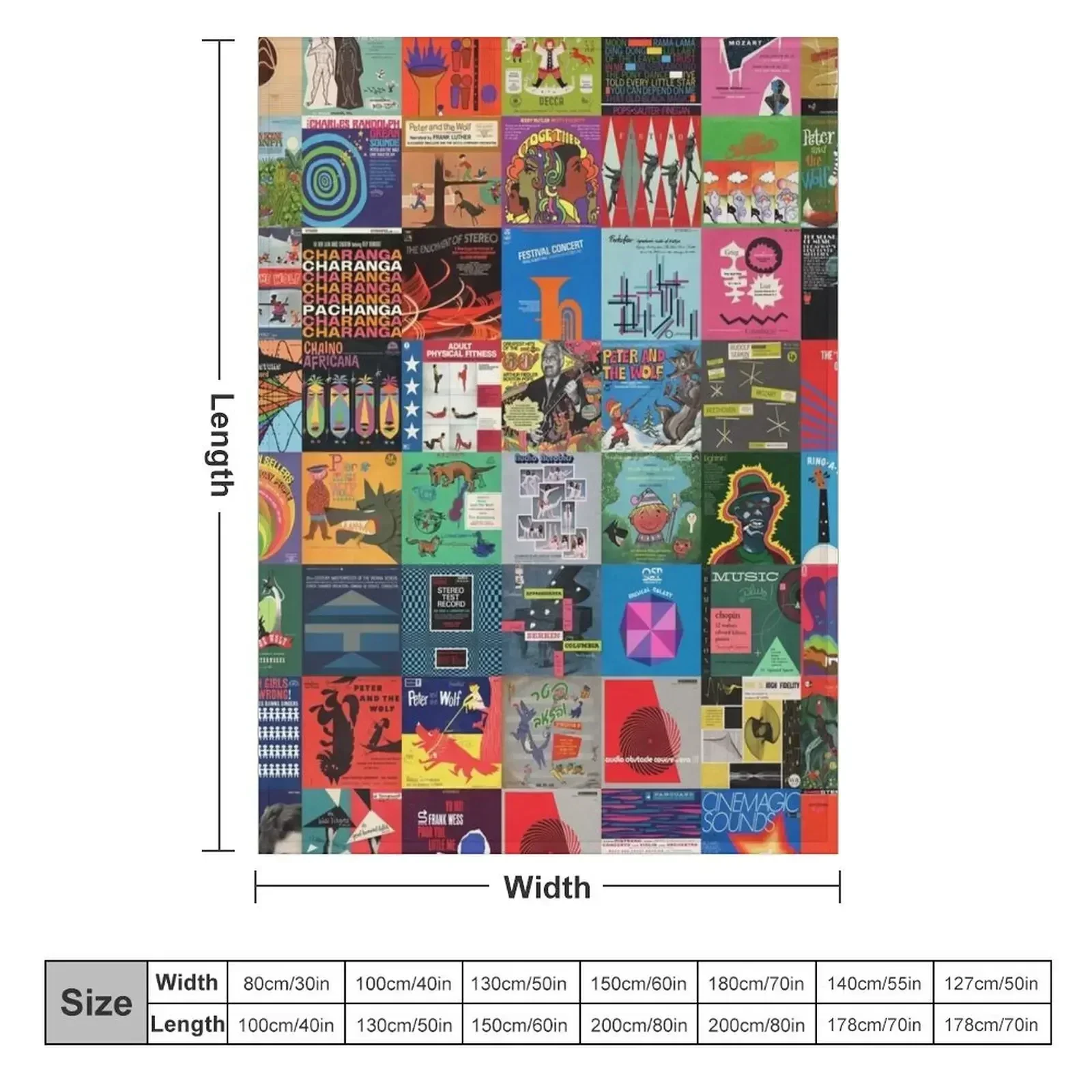 Album Covers Throw Blanket Furrys Thermal funny gift for sofa For Sofa Thin Fashion Sofas Blankets