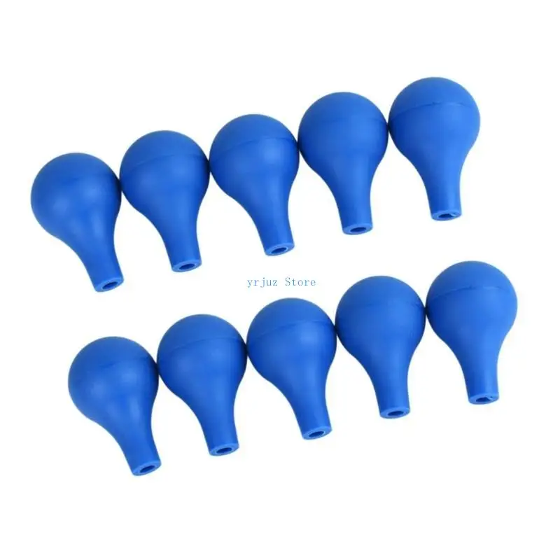 

583D Set Of 10 Rubber Suction Caps Dropper Rubber Suction Caps Replacement for Labs