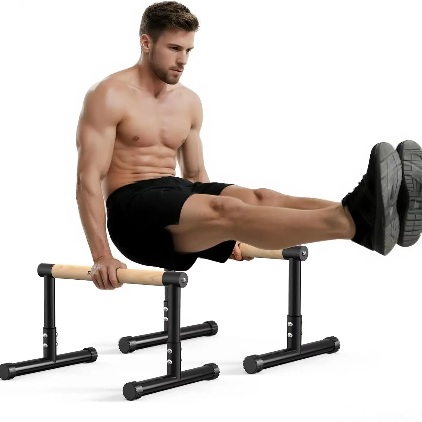 RELIFE Hochbelastbare Dip-Station Fitness-Trainingsgerät Push-Up-Stange Stabilisator Parallette Dip-Ständer für Heimfitnessgeräte