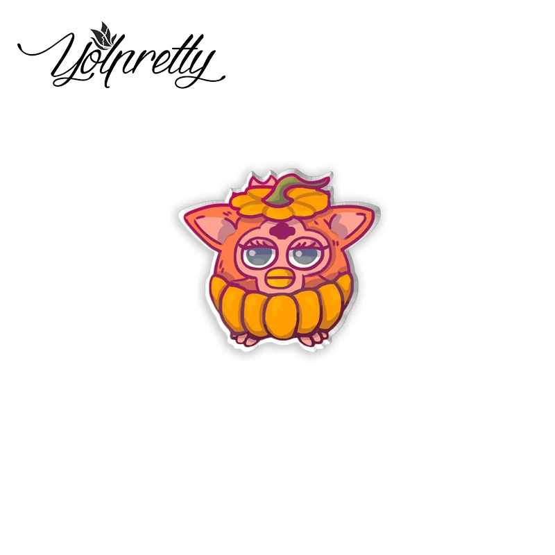 2023 New Arrival Fashion Hallaween Animal Owl Handcraft Acrylic Epoxy Badge Pin Lapel Pins