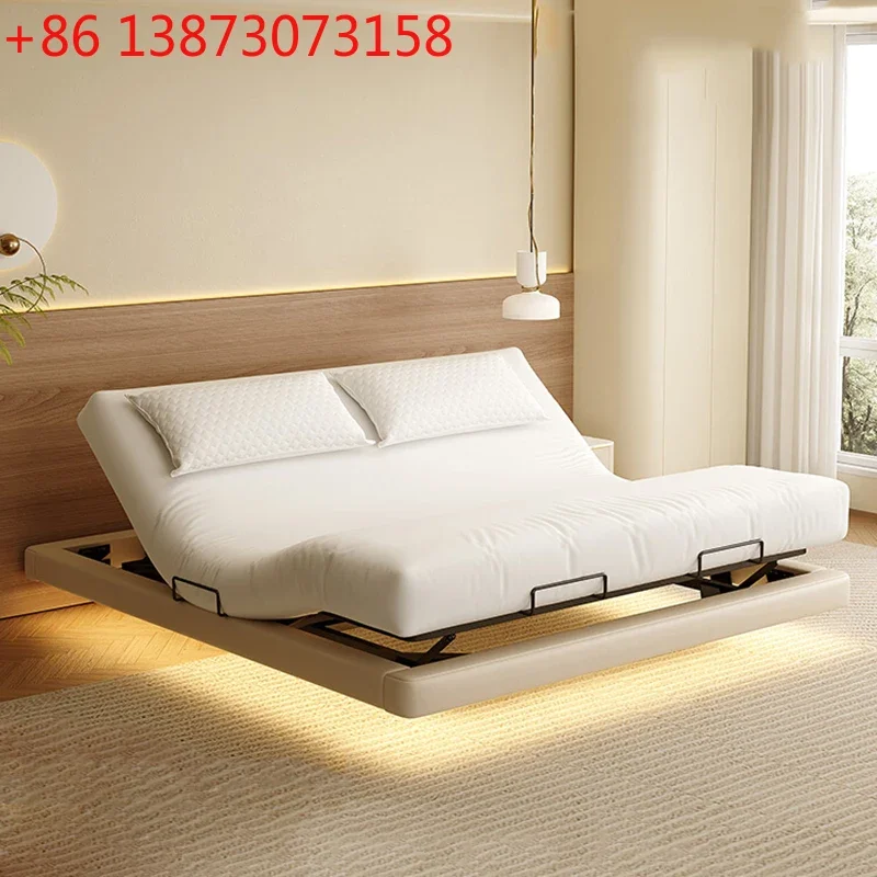 Modern Sofa Bed Human Dog Double Princess Sleeping Platform Leather Massage Bed Loft Bedroom Letto Matrimoniale Trendy Furniture