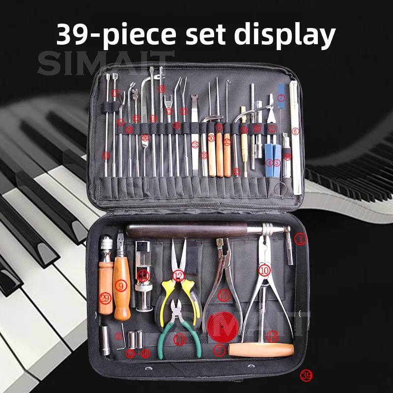 Set of 39 Tools , Setting Tools, Tuning Wrench Musical Instrument Accessories