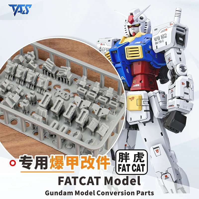 

Tas Model Accessries for Rg 1/100 Fatcat Rg Rx-78 2.0 Armor Opening Mechanism Collectible Robot Kits Models Kids Gift Collection
