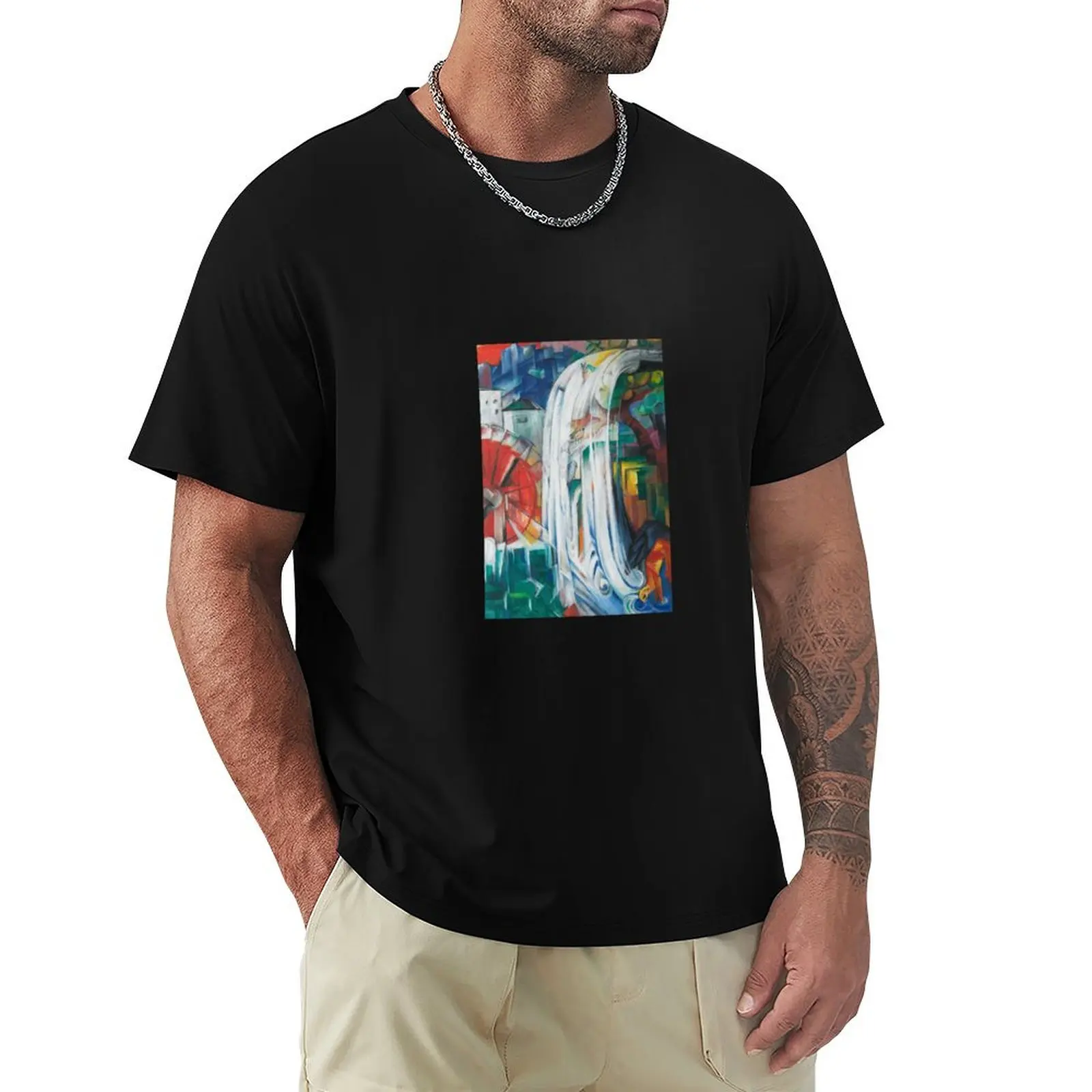 Franz Marc, The Bewitched Mill, 1913 T-Shirt UV Sun Protection Tee Shirt