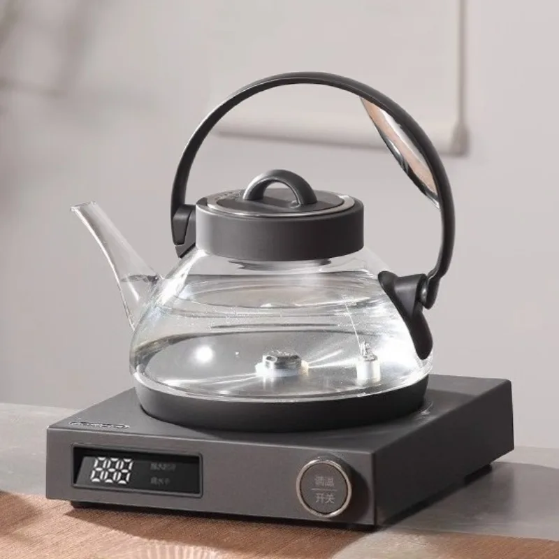 800ml 316Stainless Steel Automatic Smart Tea Stove Maker Electric Kettle Borosilicate Glass Temperature Adjustment 800ml