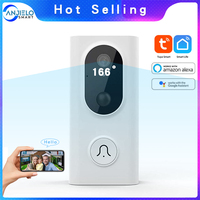 Tuya Video Doorbell Waterproof Alexa Google Smart Home Security Outdoor Video Intercom Apartments Wifi Wireless Doorbell Camera