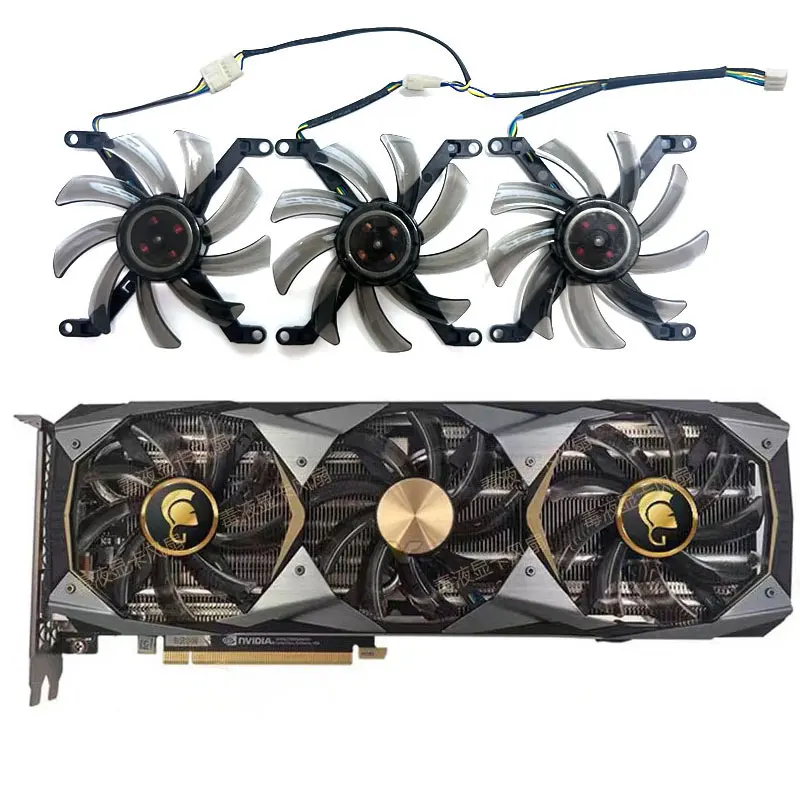 85MM 4PIN Leadtek/Renaissance PNY ASL RTX2080 2070SUPER GTX1080ti graphics card cooling replacement fan