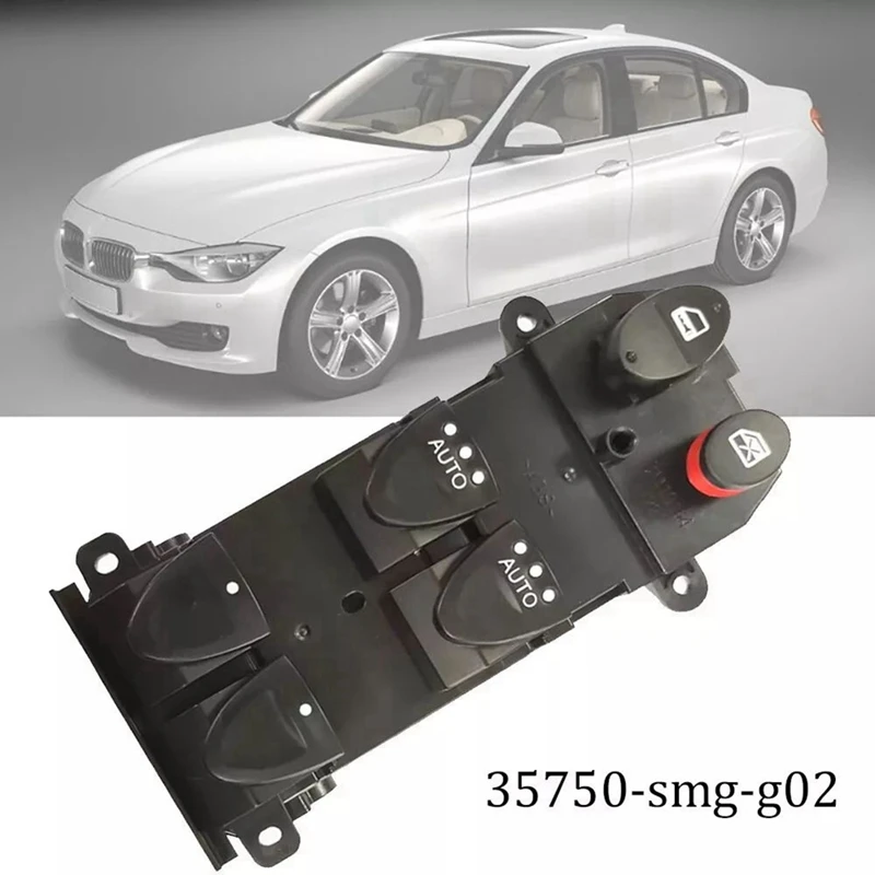 Car 35750-SMG-G02 For Honda Civic 2005-2012 LHD Front Left Drive Side Electric Master Power Window Control Switch Parts