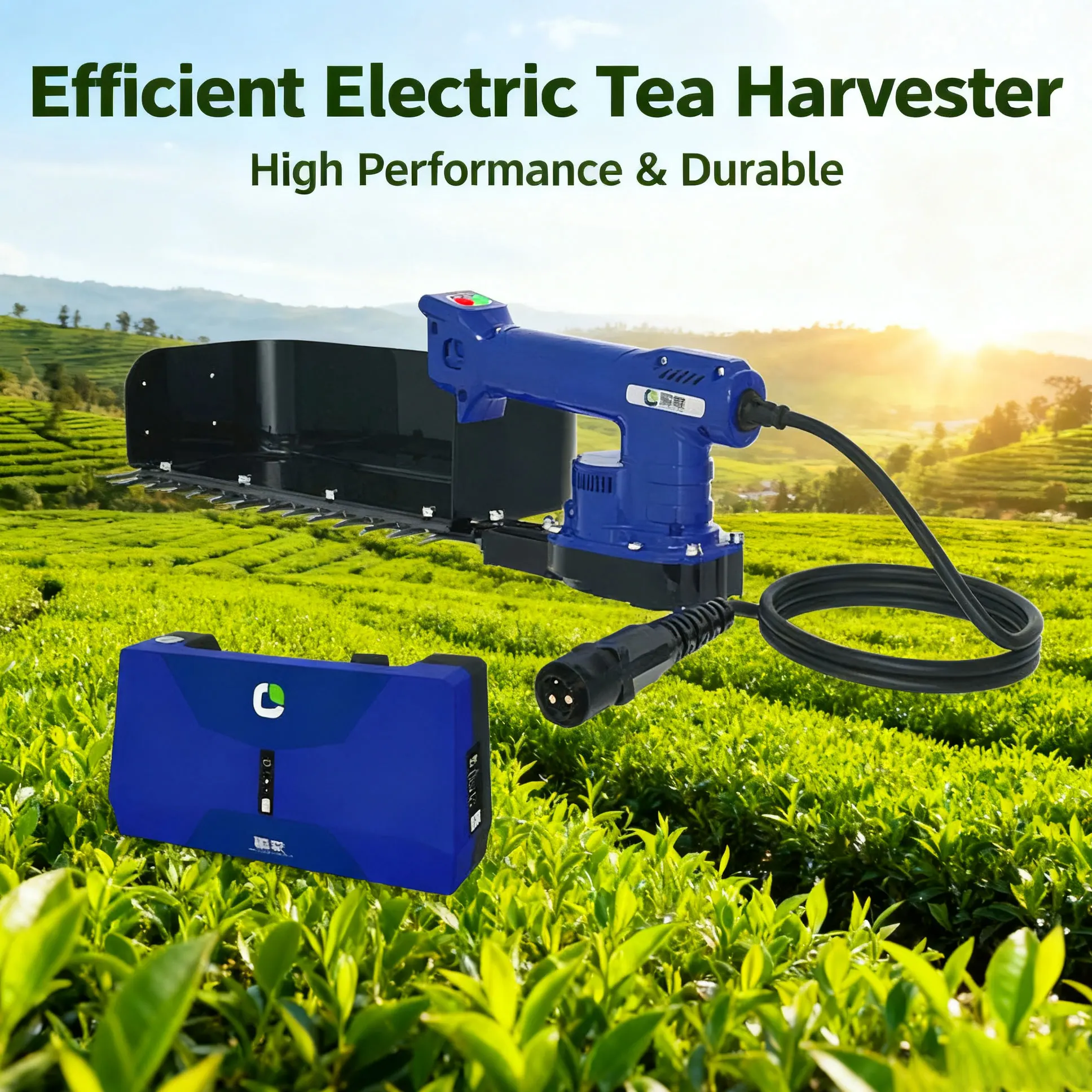 N+PLUS Advanced Tea Leaf Fast Picking Machine Lightweight Professional Compact Efficient Portable Electric Tea Harvester