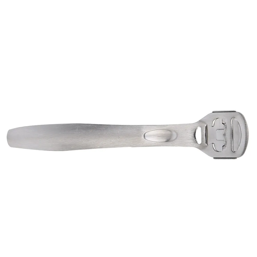 Silver Finished Appearance Stainless Steel Callus Shaver Set Comes With Replacement Blades Stainless Steel Pedicure Foot File