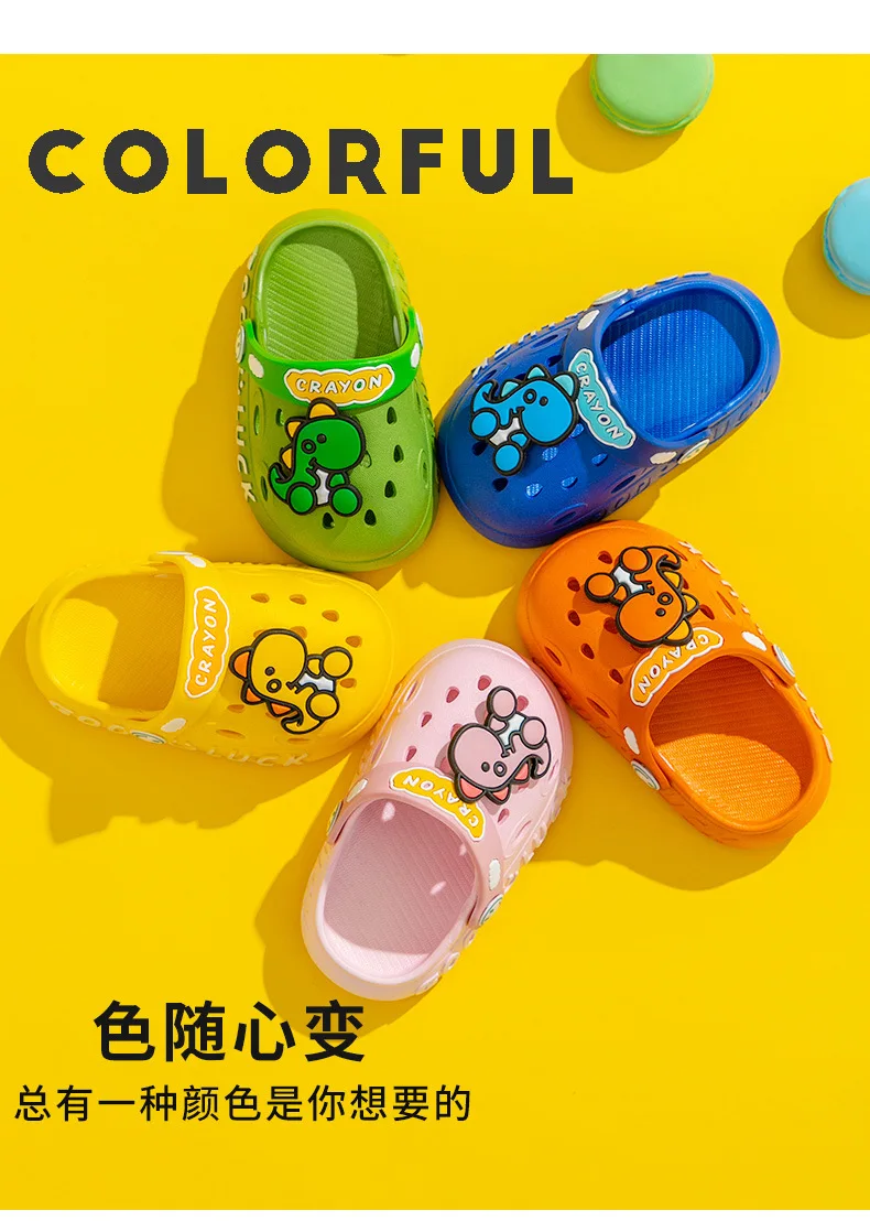 Summer Baby Shoes Sandals for Girls Boy Garden Beach Shoes Mules Baby Girl Cartoon Sandal Infantil for Children\'s Garden Shoes