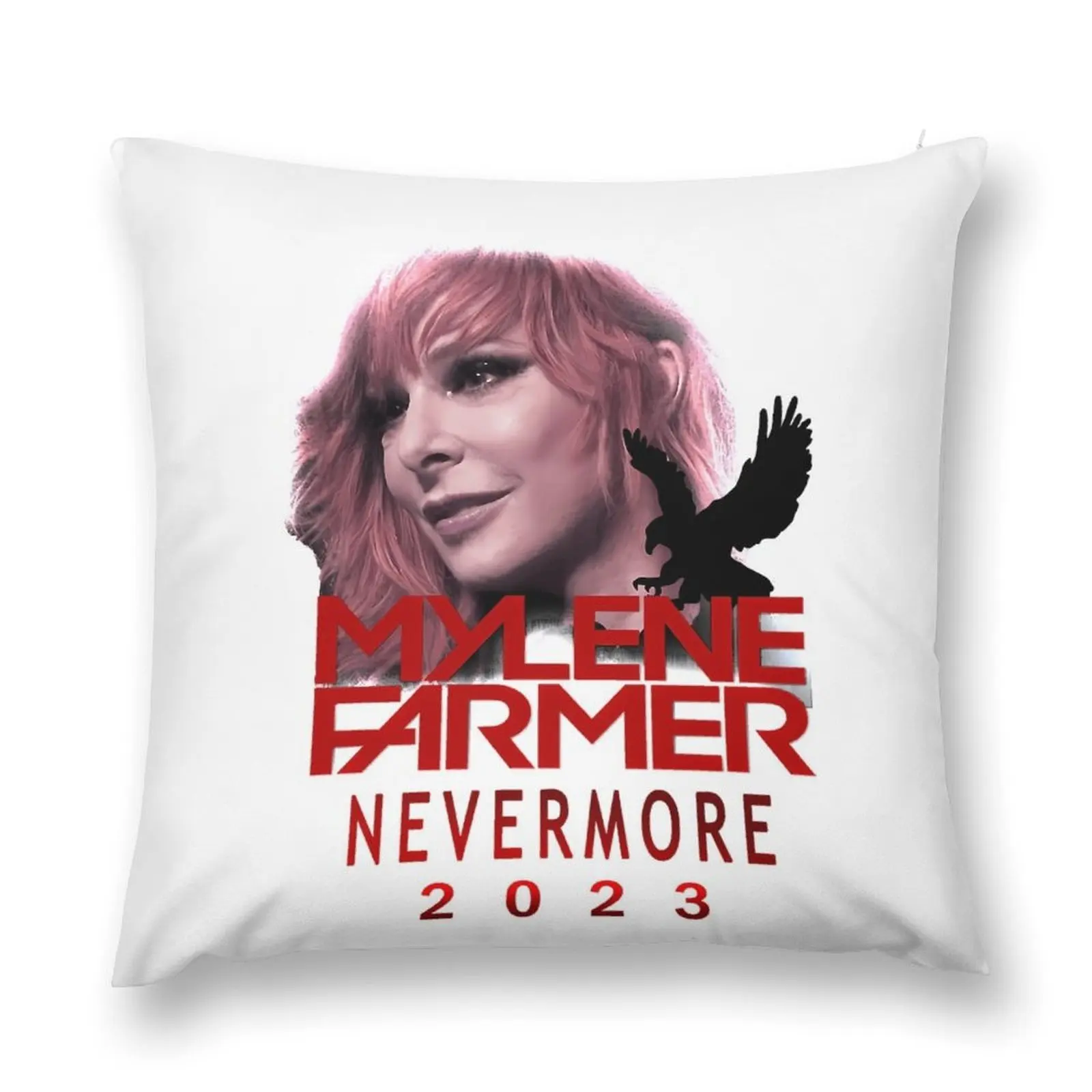 Funny Men Mylene Farmer Nevermore Classic Fan Throw Pillow pillows decor home Christmas Cushion For Home pillow