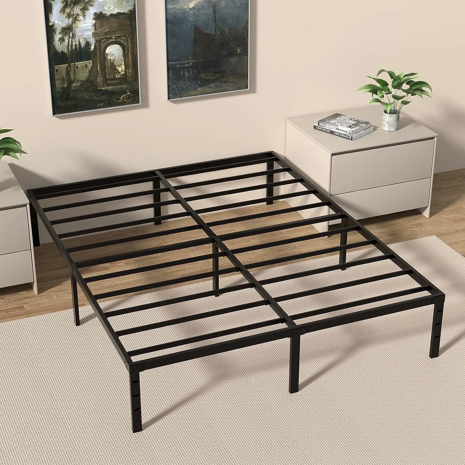 

Factory Wholesale Metal Single Bed Iron King Size Bedroom Furniture Metal Frames Bed