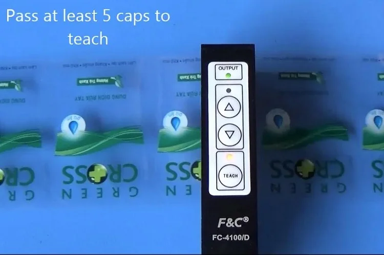 FC-4100 NPN PNP Capacitive Label Sensor Detect Clear Label Transparent Label