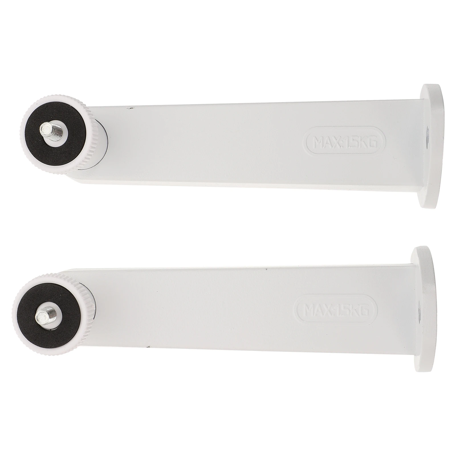 

1 set 1 Set Wall Mount Security Camera Bracket Adjustable Outdoor Holder White Aluminium Alloy 90 Degree Angle 360 Rotation