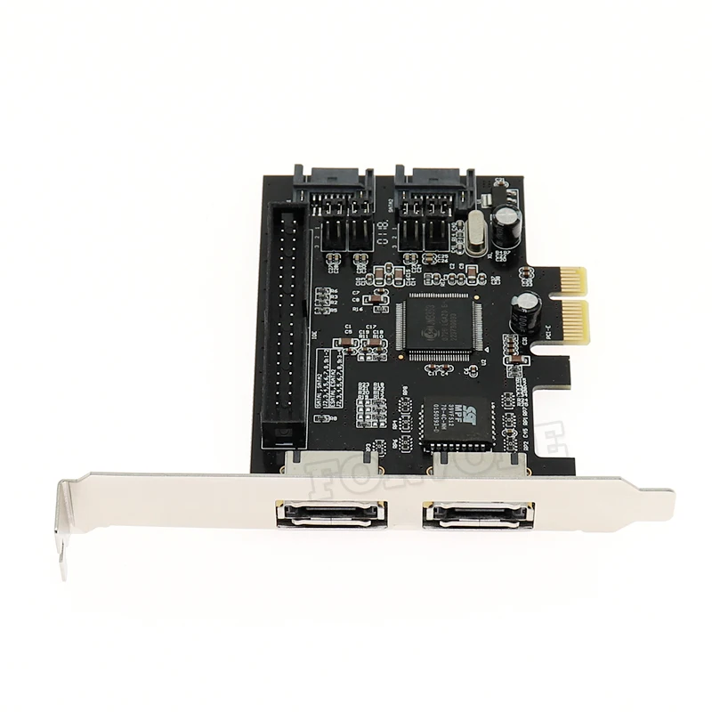 Internal IDE PATA & SATA 2.0 External ESATA PCIe RAID Controller Card PCI Express Expansion Adapter for Desktop