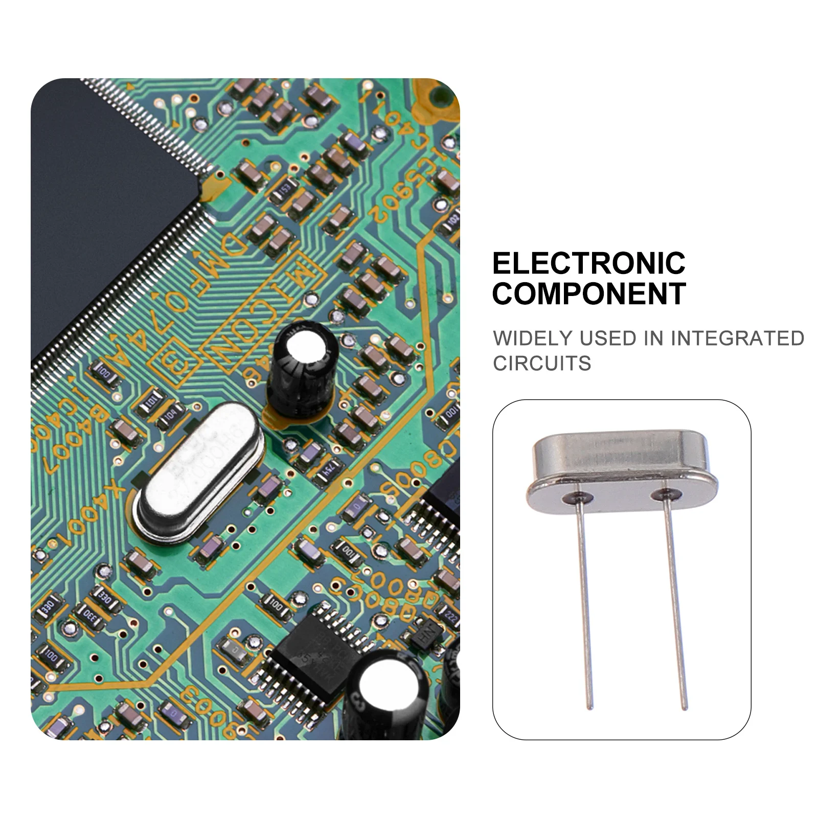 

50 pcs Passive Quartz Crystal Oscillator 3-Pin Quartz Resonator For Timing Circuitry In Tvs Automotive Electronics Communication