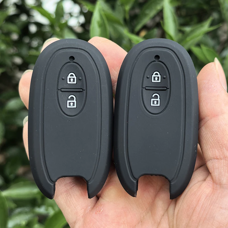 2 Buttons Car Key Case Cover for Suzuki Palette Solio MR Wagon Hustler Alto Lapin Every Spacia Protector Shell Fob Accessories