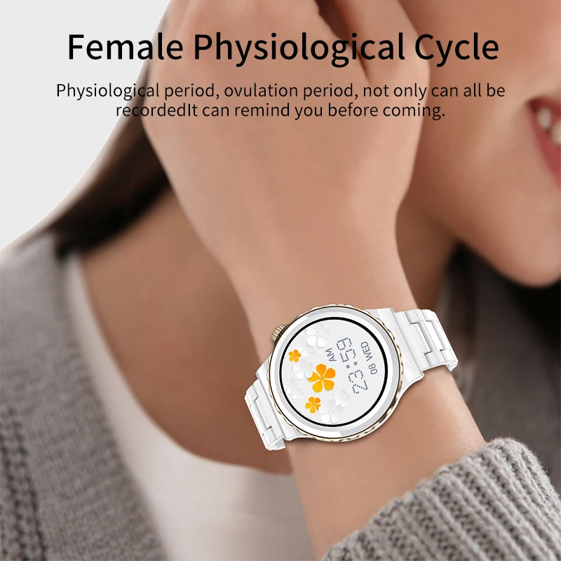 For Huawei Watch GT3 Pro AMOLED Smart Watch Women Bluetooth Call Wristwatch Heart Rate Waterproof Smartwatch Men For Android IOS