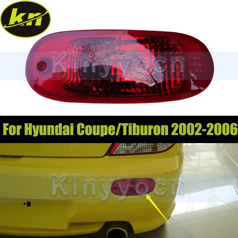 

Car Tail Rear Bumper Fog Lamp Light Housing For Hyundai Coupe/Tiburon 2002-2006 Rear Reflectors Fog Lamp Warning Light Housing