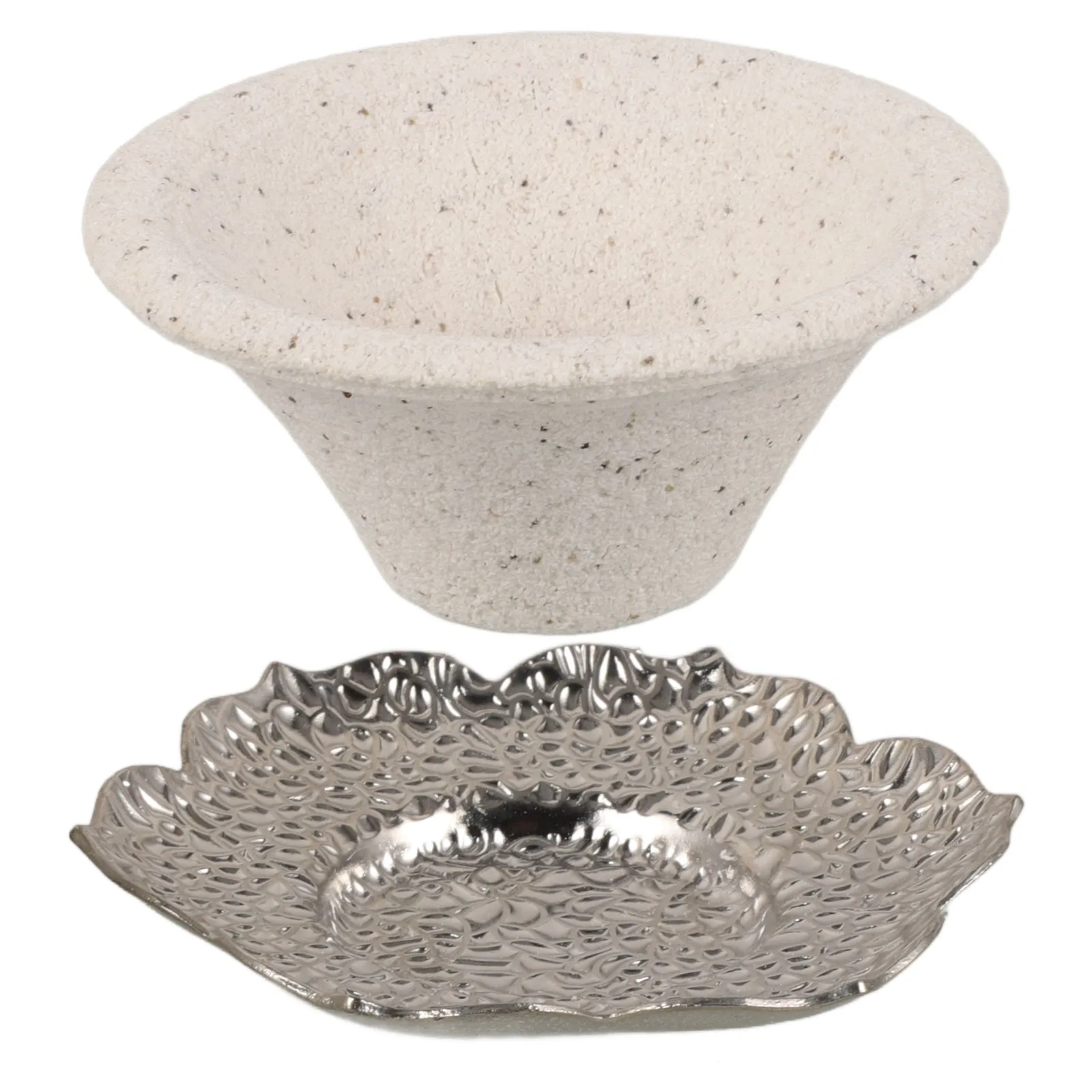 

Ceramic Tea Strainer Nonporous Reusable Coffee Dripper Infuser Aluminum Alloy Strainer Tea Filter for Daily Use Washable