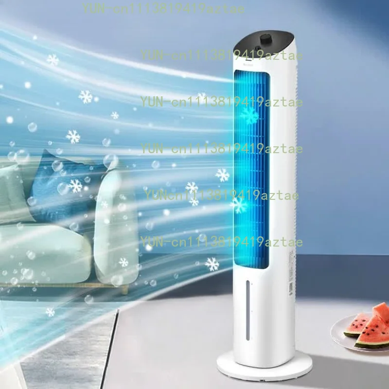 220V Portable Tower Air Conditioner Fan, Purifying Humidifying Cooling Fan with Remote Control
