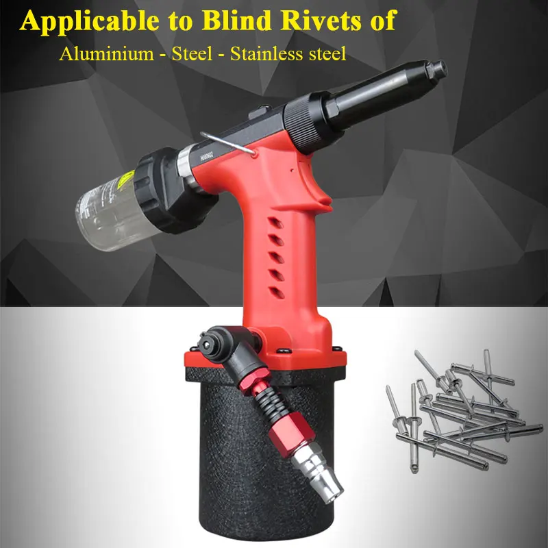 KOPO Hydraulic Pneumatic Riveter Industrial Grade Blind Riveter 3.2mm-4.8mm Vacuuming Air Riveting tool Heavy Duty Rivet Gun